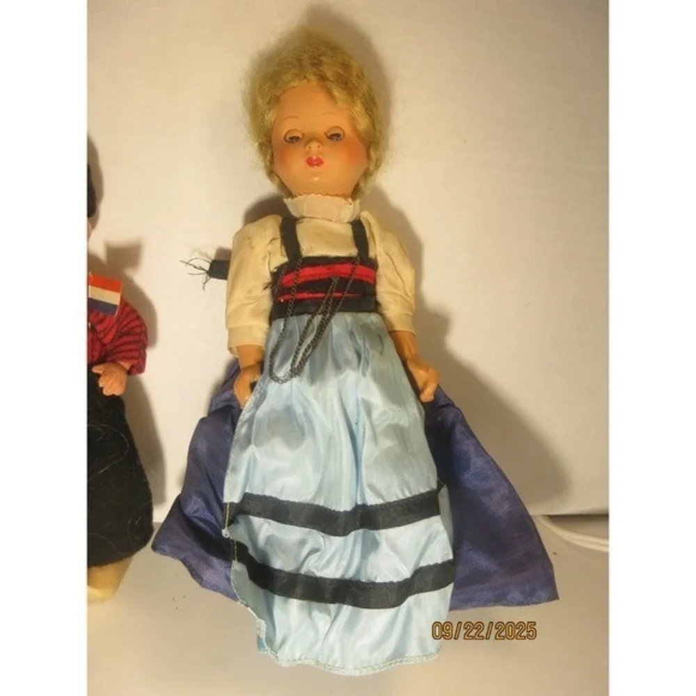 Vintage Souvenir Dolls Lot of 4 International Folk Costume Dolls